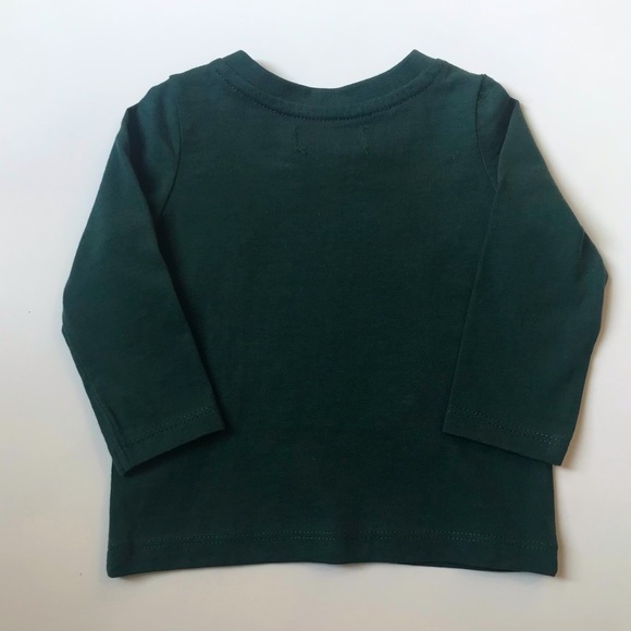 Du Pareil Au Même (DPAM) Green sequin T-shirt, size 6 months. - Picture 2 of 4